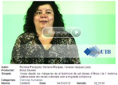 DVD Voces desde los márgenes