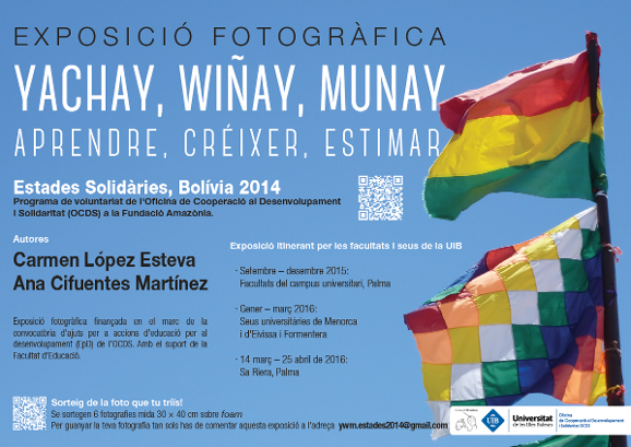 Yachay, wiñay, munay (aprendre, créixer, estimar)