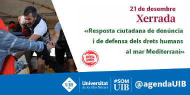 Cartell xerrada open arms